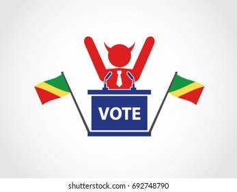 Republic of Congo Podium Corrupt Politician Poll