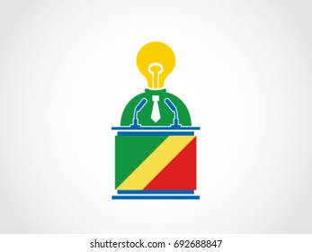 Republic of Congo Podium Lack Of Idea Businessman