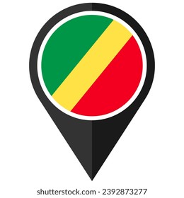 Republik Kongo im Weltzeitpunkt-Symbol-Paket