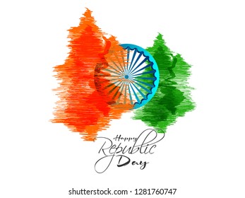 Republic Day , 26 January - Vector 