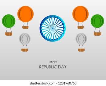 Republic Day , 26 January - Vector 