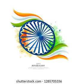 Republic Day , 26 January - Vector Background. 
