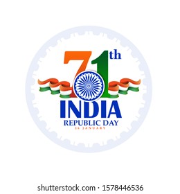 Republic day celebration,26 january 
white background