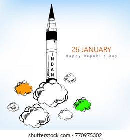 Republic Day (Republic Day honours the date on which the Constitution of India came into effect on 26 January 1950 
