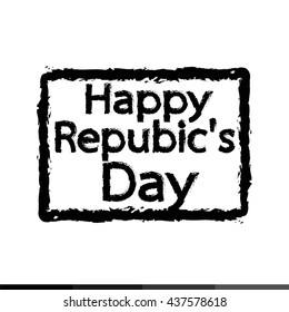 Republic Day Illustration design