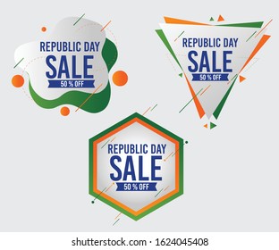 Republic Day Independence Day Sale Discount Offer Unit Vector