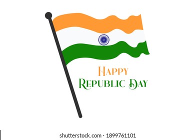 Republic day of India background Celebration, 26 January India Republic Day background with indian flag concept .Suitable for greeting card, poster and banner.
