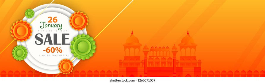 Republic Day India Celebration On 26 January With Background Poster, Banner