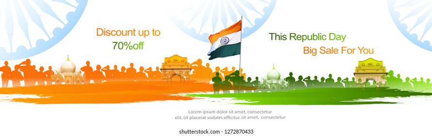 Republic Day India Celebration on 26 January
