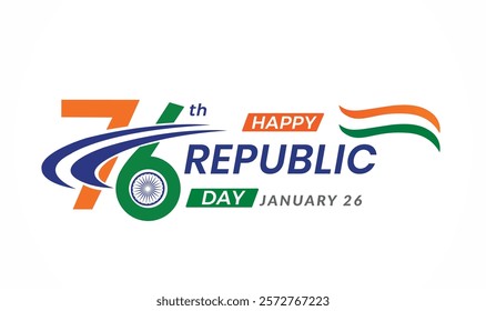 Republic Day India Happy Republic Day Greetings 76th Republic Day Creative Wishes January 26 