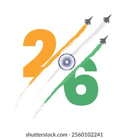Republic Day India Minimal Design Vector