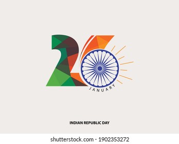 Republic Day of India.26th January. vector illustrations