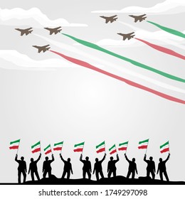 Republic Day of Italy (Italy: Festa della Repubblica Italiana). Celebrated annually on June 2 in Italy. vector illustration