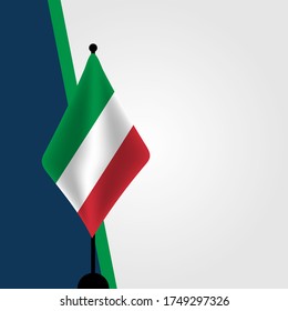 Republic Day of Italy (Italy: Festa della Repubblica Italiana). Celebrated annually on June 2 in Italy. vector illustration