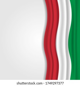 Republic Day of Italy (Italy: Festa della Repubblica Italiana). Celebrated annually on June 2 in Italy. vector illustration