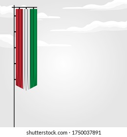 Republic Day of Italy (Italy: Festa della Repubblica Italiana). Celebrated annually on June 2 in Italy. vector illustration