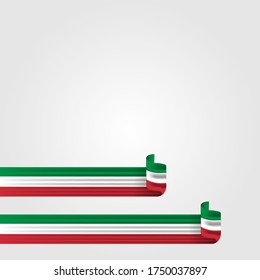 Día de la República de Italia (Italia: Festa della Repubblica Italiana). Se celebra anualmente el 2 de junio en Italia. ilustración vectorial