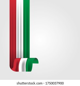 Italienischer Tag (Italien: Festa della Repubblica Italiana). Jährlich feiert man am 2. Juni in Italien. Vektorgrafik