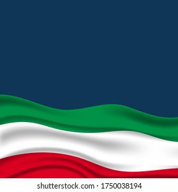 Republic Day of Italy (Italy: Festa della Repubblica Italiana). Celebrated annually on June 2 in Italy. vector illustration