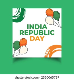 republic day Social media background