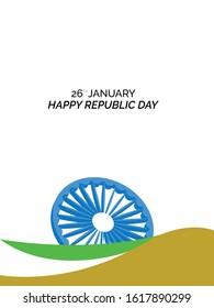 Republic Day vector, 26 January Background.