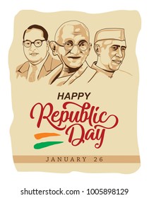 Republic day wish old paper