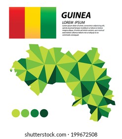 Republic of Guinea geometric concept design