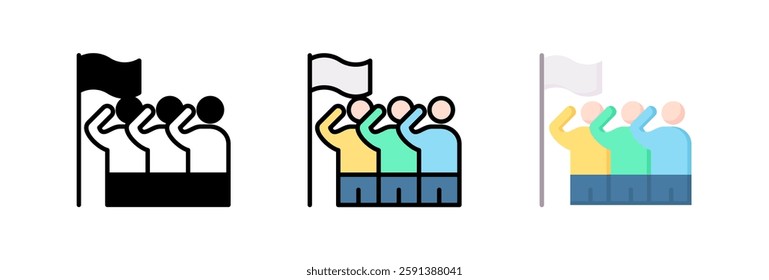 Republic Icon Element For Design