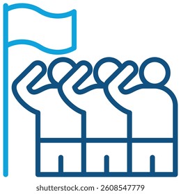 Republic Icon Element For Design