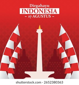 Republic of Indonesia Anniversary Commemorative Poster