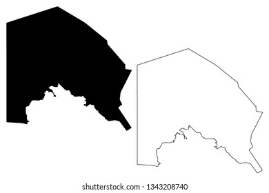 Republic of Karakalpakstan (Republic of Uzbekistan, Regions of Uzbekistan) map vector illustration, scribble sketch Karakalpakstan map