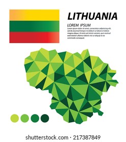 Republic of Lithuania geometric concept design