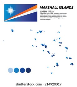 Republic of the Marshall Islands geometric concept design