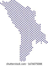 Republic of Moldova Map DOTS