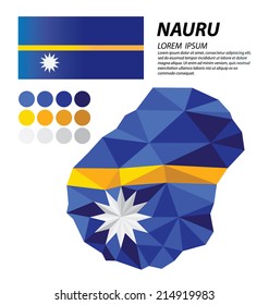 Republic of Nauru geometric concept design