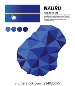 Republic of Nauru geometric concept design