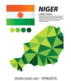 Republic of Niger geometric concept design