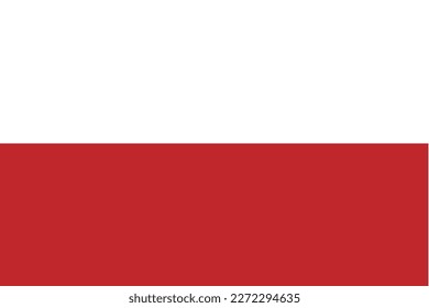 Republic of Poland national flag
vector illustration