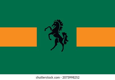 Republic QwaQwa Flag Vector Icon