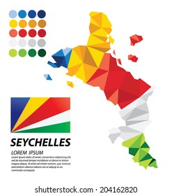 Republic of Seychelles geometric concept design