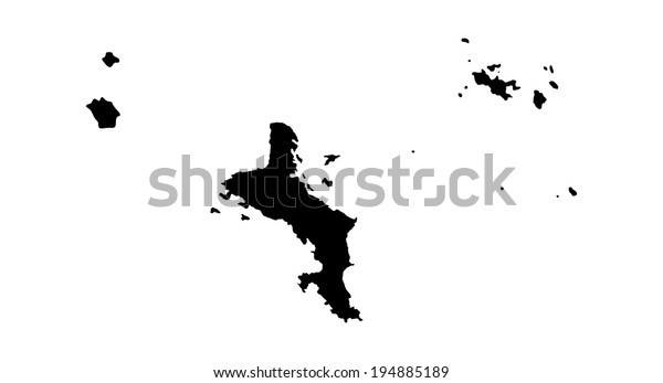 Republic Seychelles Vector Map High Detailed Stock Vector (Royalty Free ...