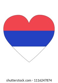 Republic of Srpska Love Flag