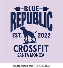 Republic t shirt vector illustration of graphic design 