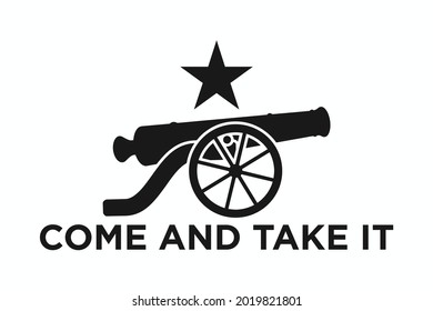 Republic Texas Flag  Cannon   Lonely Star  Come   Take It  