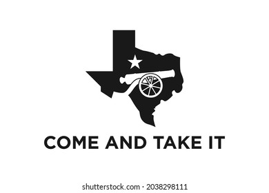Republic Texas Flag  Come   Take it  Canon  Texas Map    Lonely Star 