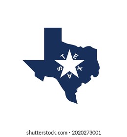 Republic Texas Flag  Lonely Star  With Text TEXAS  Texas Map 