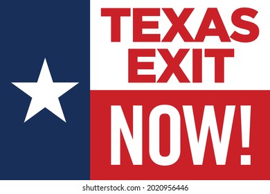 Republic Texas Flag  Texit Now Banner  Texas Exit  Lonely Star 