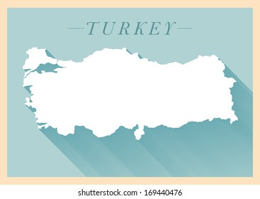 Republic of Turkey Map Design