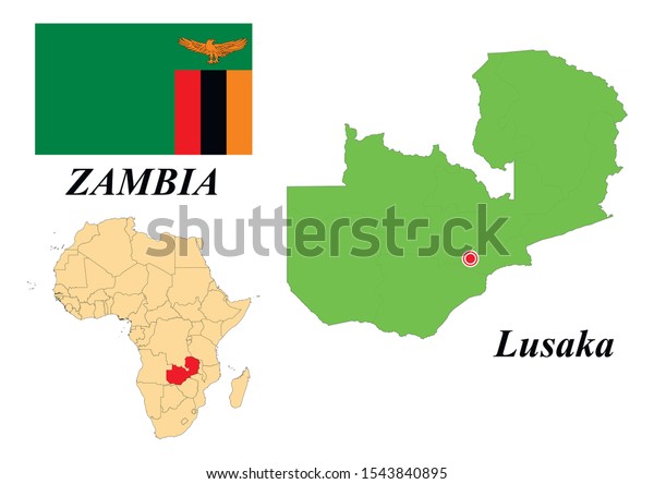 Hakuun Republic Zambia Capital Lusaka Contour Map Liittyva Vektorikuva Rojaltivapaa 1543840895