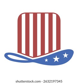 Republican Elephant with Star and Stripes Tail